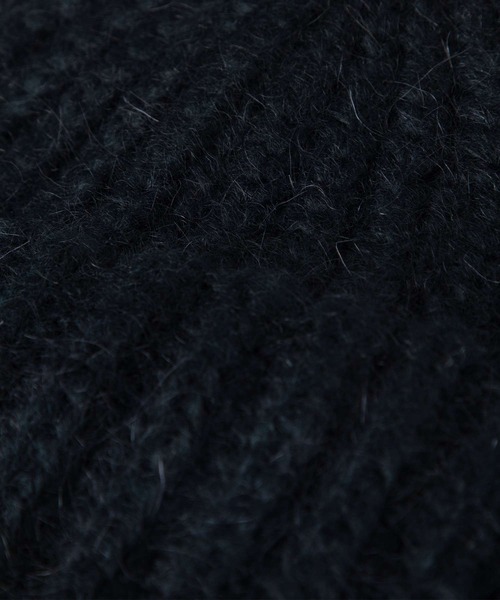 FRATELLI TALLI(フラテリタリ)の「FRATELLI TALLI フラテリータリー モヘヤニット 帽(ニットキャップ/ビーニー・レディース・モカ/ライトグレー/ブラック・FREE)」の8枚目の写真