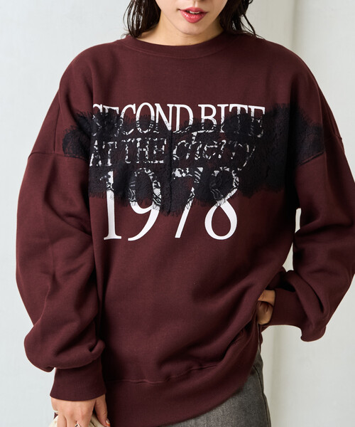 正規品♡裏毛プルオーバー♡ネイビー　スウェット　ロゴ FREAK'S STORE｜エンジェル 裏起毛 スウェット プルオーバー