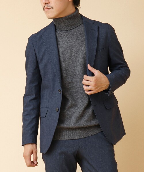 NOLLEY’S（ノーリーズ）の「《セットアップ/ビジカジ対応》THERMO WALKER サーモウォーカー ジャケット 24AW（テーラードジャケット・メンズ・ブルー/グレー/チャコールグレー・S/M/L/XL）」の3枚目の写真