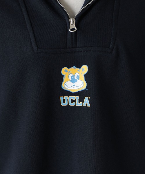 FOUND GOOD(ファウンドグッド)の「UCLAハーフZIPウラケ(スウェット・レディース・グレー系5/アイボリー/ネイビー・M/L)」の15枚目の写真