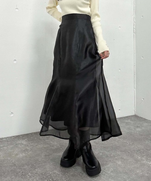 今期完売CRASH VELOUR マーメイド スカート ラッフルズマーメイドスカート|allureville OFFICIAL SITE