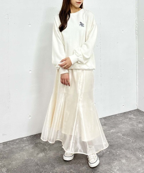 archives（アルシーヴ）の「シアーマーメイドスカート（スカート・レディース・アイボリー/ブラック/ピンク・MEDIUM）」の14枚目の写真