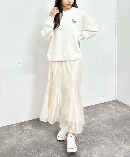 archives（アルシーヴ）の「シアーマーメイドスカート（スカート・レディース・アイボリー/ブラック/ピンク・MEDIUM）」の16枚目の写真