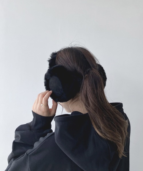 ◇折りたたみ式ムートン風イヤーマフ（イヤーマフ）｜AS KNOW AS plus