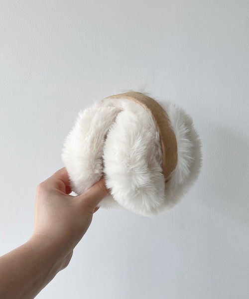 ◇折りたたみ式ムートン風イヤーマフ（イヤーマフ）｜AS KNOW AS plus