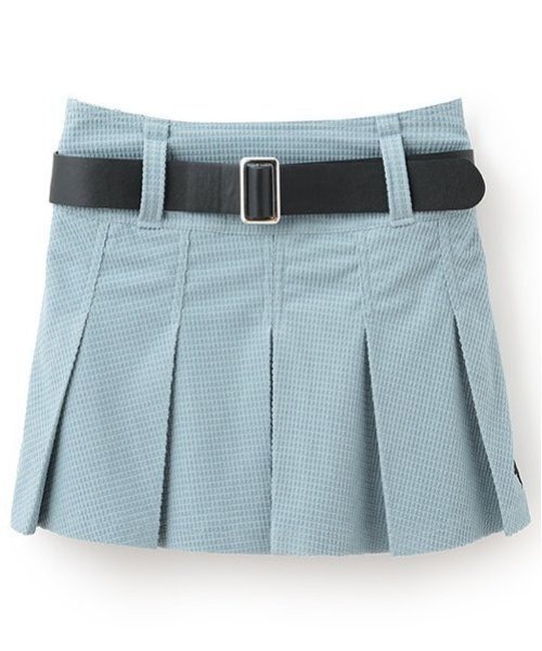 by LOVEiT(バイラビット)の「ベルトつきローライズミニスカ(スカート・キッズ・ブラック/ブルー/モカ・120cm/130cm/140cm/150cm/160cm)」の3枚目の写真