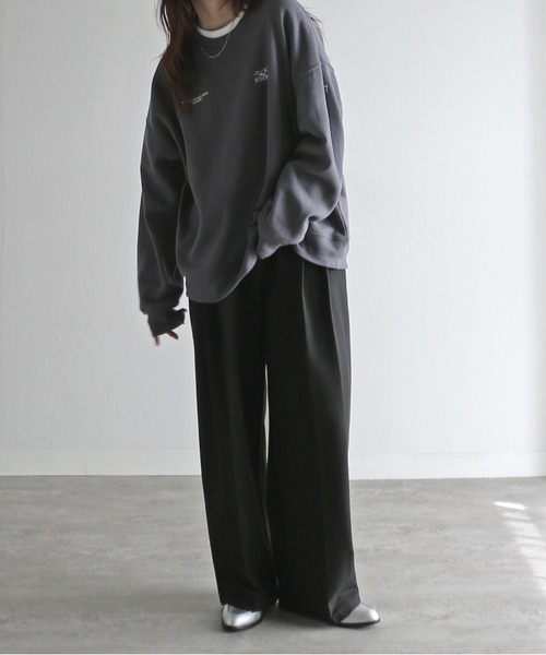 FOXRUN/フォックスラン】 別注 3ポイント刺繍ルーズシルエット