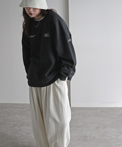FOXRUN/フォックスラン】 別注 3ポイント刺繍ルーズシルエット