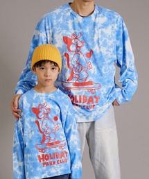 PAIRMANON STREET（ペアマノンストリート）の「【PAIRMANON STREET】【リンクコーデ】タイダイ プリント ロンT 長袖 Tシャツ（Tシャツ/カットソー）」