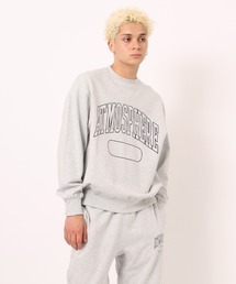 atmos Vintage college logo Crew Sweatshirt / アトモス ヴィンテージ カレッジ ロゴ クルーネック スウェットシャツ