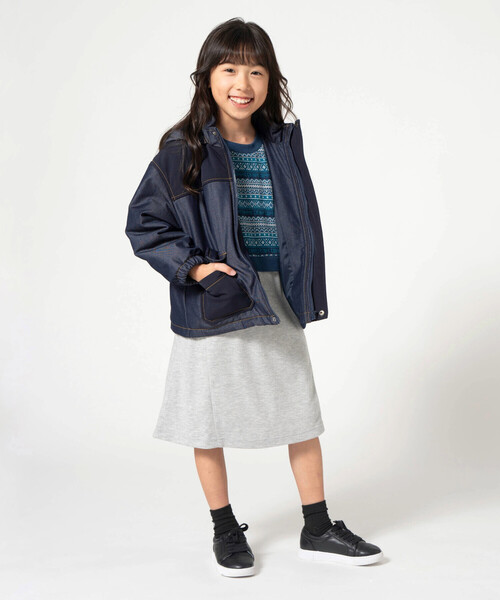 COMME CA ISM（コムサイズム）の「フェアアイルワンピース（ワンピース・キッズ・グレー系その他/ブラック系その他・100cm/110cm/120cm/130cm/140cm/150cm）」の4枚目の写真