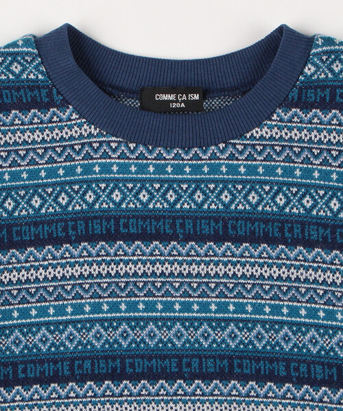 COMME CA ISM（コムサイズム）の「フェアアイルワンピース（ワンピース・キッズ・グレー系その他/ブラック系その他・100cm/110cm/120cm/130cm/140cm/150cm）」の8枚目の写真