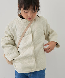 QUILTINGブルゾン　ホワイト ブルゾン（ホワイト/白色系・キルティング）ファッション通販