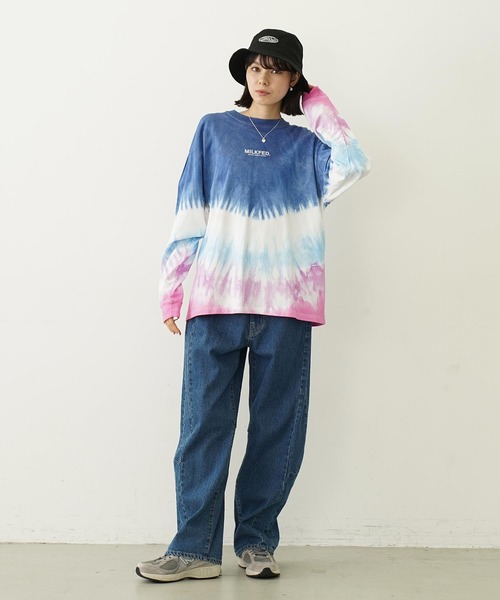 MILKFED.(ミルクフェド)の「OVAL LOGO HAT(ハット・レディース・ライトインディゴブルー/インディゴブルー/ブラック・ONE SIZE)」の10枚目の写真