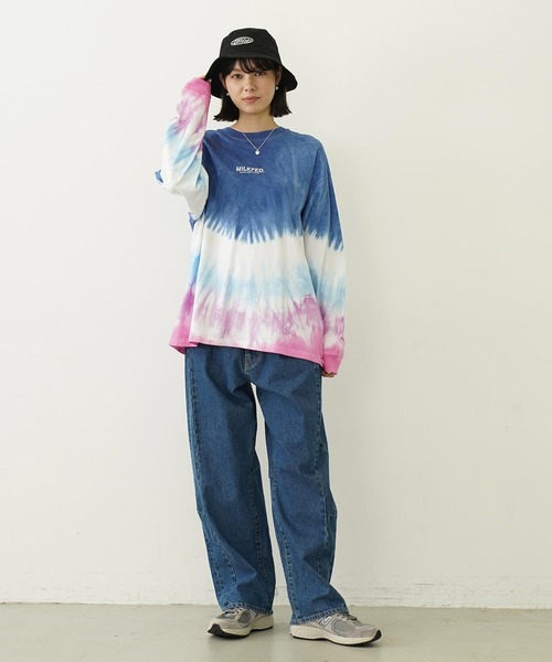 MILKFED.(ミルクフェド)の「OVAL LOGO HAT(ハット・レディース・ライトインディゴブルー/インディゴブルー/ブラック・ONE SIZE)」の11枚目の写真