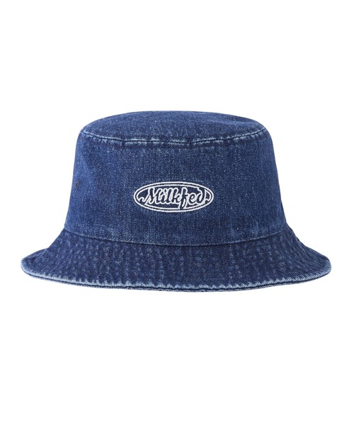 MILKFED.(ミルクフェド)の「OVAL LOGO HAT(ハット・レディース・ライトインディゴブルー/インディゴブルー/ブラック・ONE SIZE)」の12枚目の写真