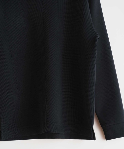 UNION STATION(ユニオンステーション)の「ポリエステルニット×ポンチスウェット プルオーバー(スウェット・メンズ・ブラウン/ライトブルー/ホワイト/ネイビー系・LL/L/M)」の15枚目の写真