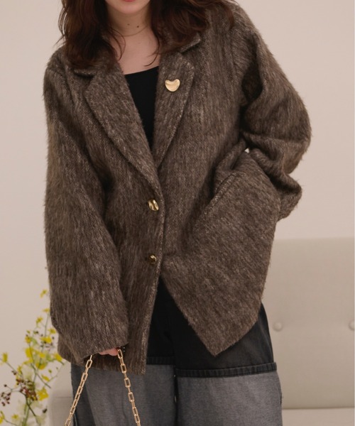 loin nuit（ロワンニュイ）の「nuit pin badge / nuit ピンバッジ（ブローチ/コサージュ・レディース・ゴールド・FREE）」の2枚目の写真