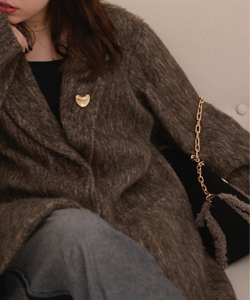 loin nuit（ロワンニュイ）の「nuit pin badge / nuit ピンバッジ（ブローチ/コサージュ・レディース・ゴールド・FREE）」の4枚目の写真