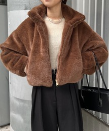 ENBA エンパ　青色ファーコート ショート丈 FREAK'S STORE/ファーショートジャケット｜Daytona Park(FREAK'S