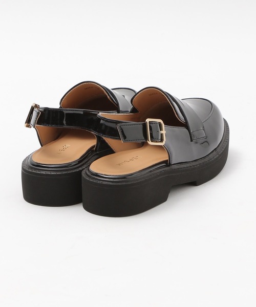 LEPSIM（レプシィム）の「バックストラップローファー　284505（ローファー・レディース・ブラック/ブラウン・MEDIUM/LARGE）」の6枚目の写真