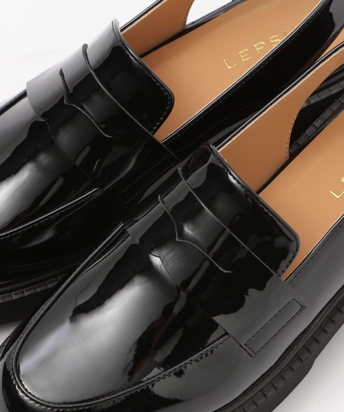 LEPSIM（レプシィム）の「バックストラップローファー　284505（ローファー・レディース・ブラック/ブラウン・MEDIUM/LARGE）」の9枚目の写真