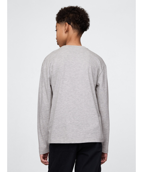 GAP(ギャップ)の「Messi メッシ グラフィックTシャツ (キッズ)(Tシャツ/カットソー・キッズ・ホワイト/ブラック/グレー系その他/グレー・150cm/110cm/130cm/160cm/120cm/140cm)」の8枚目の写真