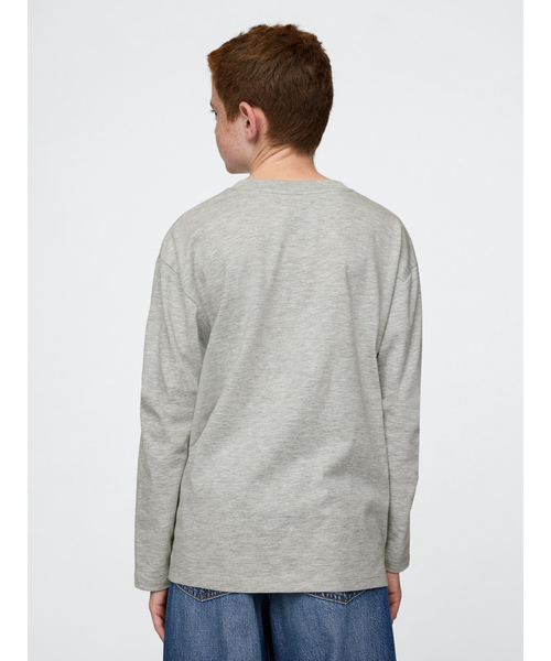 GAP(ギャップ)の「Messi メッシ グラフィックTシャツ (キッズ)(Tシャツ/カットソー・キッズ・ホワイト/ブラック/グレー系その他/グレー・150cm/110cm/130cm/160cm/120cm/140cm)」の9枚目の写真