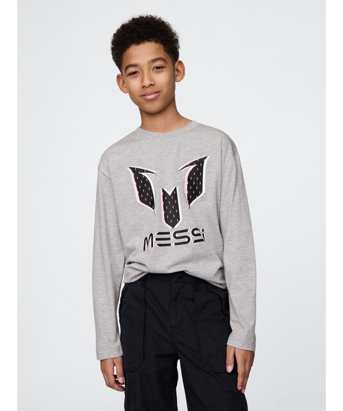 GAP(ギャップ)の「Messi メッシ グラフィックTシャツ (キッズ)(Tシャツ/カットソー・キッズ・ホワイト/ブラック/グレー系その他/グレー・150cm/110cm/130cm/160cm/120cm/140cm)」の11枚目の写真