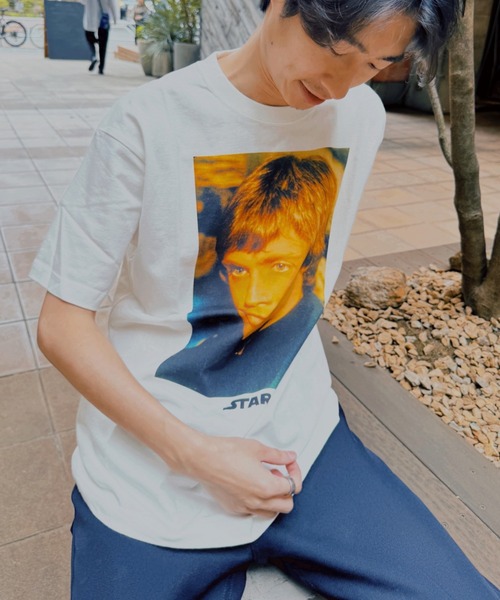 STAR WARS(スターウォーズ)の「『スター・ウォーズ/STARWARS』"""Luke Skywalker"" T-Shirt" 半袖プリントTシャツ ビックシルエット ピグメント加工 ヴィンテージライク(Tシャツ/カットソー・メンズ・チャコール/ホワイト・X-LARGE/LARGE/MEDIUM)」の7枚目の写真