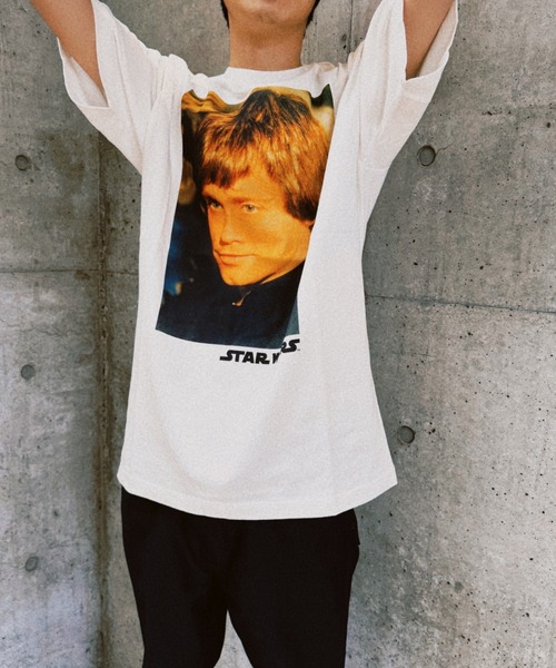 STAR WARS(スターウォーズ)の「『スター・ウォーズ/STARWARS』"""Luke Skywalker"" T-Shirt" 半袖プリントTシャツ ビックシルエット ピグメント加工 ヴィンテージライク(Tシャツ/カットソー・メンズ・チャコール/ホワイト・X-LARGE/LARGE/MEDIUM)」の9枚目の写真