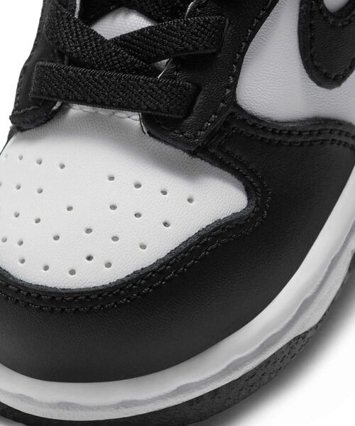 NIKE(ナイキ)の「ナイキ ダンク LOW ベビーシューズ / Nike Dunk Low Baby/Toddler Shoes CW1589-100 White(スニーカー・キッズ・ホワイト・8/9/10/11/12/13/14/15 /16)」の7枚目の写真