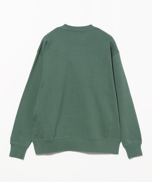 UNIVERSAL OVERALL(ユニバーサルオーバーオール)の「【別注】UNIVERSAL OVERALL / ロゴ クルーネック スウェット(スウェット・メンズ・シルバー/ブラック/ライトブルー/ホワイト系その他7/グリーン/ネイビー・SMALL/LARGE/X-LARGE/MEDIUM)」の21枚目の写真