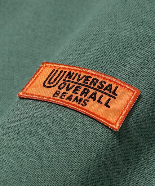 UNIVERSAL OVERALL(ユニバーサルオーバーオール)の「【別注】UNIVERSAL OVERALL / ロゴ クルーネック スウェット(スウェット・メンズ・シルバー/ブラック/ライトブルー/ホワイト系その他7/グリーン/ネイビー・SMALL/LARGE/X-LARGE/MEDIUM)」の15枚目の写真