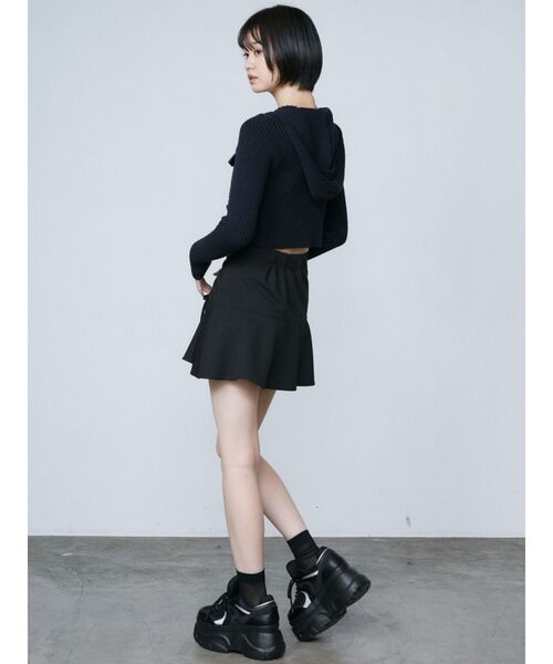 EMODA（エモダ）の「ドッキングポケットニットパーカー（ニット/セーター・レディース・ネイビー/ブラック/カーキ・FREE）」の19枚目の写真