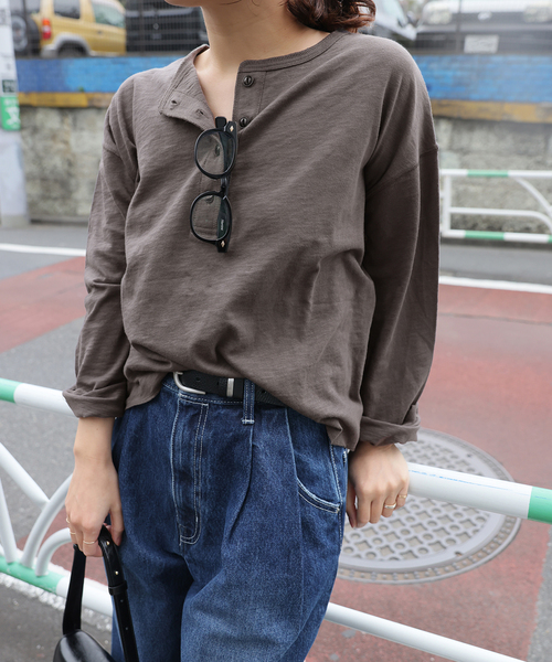 スラブクロップドヘンリー（Tシャツ/カットソー）｜JOURNAL STANDARD（ジャーナルスタンダード）