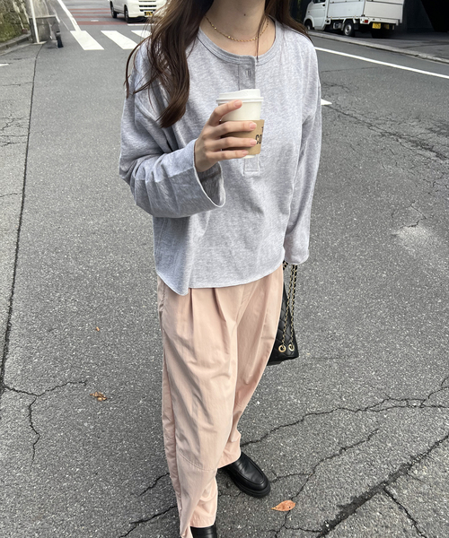 スラブクロップドヘンリー（Tシャツ/カットソー）｜JOURNAL STANDARD（ジャーナルスタンダード）