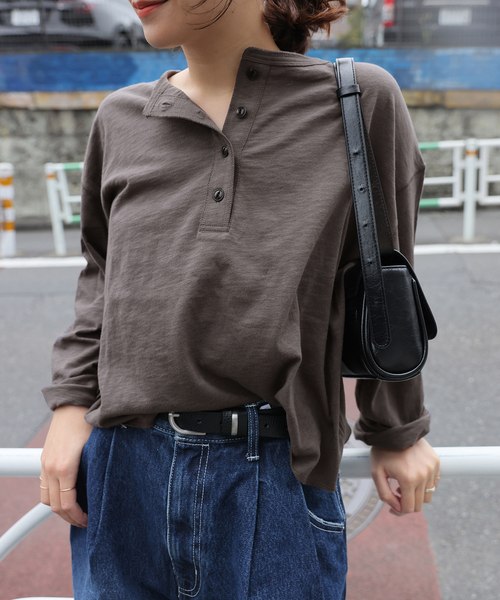 スラブクロップドヘンリー（Tシャツ/カットソー）｜JOURNAL STANDARD（ジャーナルスタンダード）