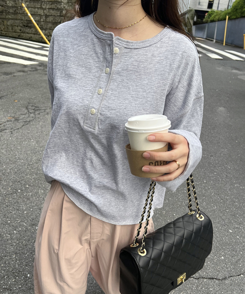 スラブクロップドヘンリー（Tシャツ/カットソー）｜JOURNAL STANDARD（ジャーナルスタンダード）