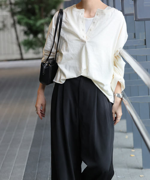 スラブクロップドヘンリー（Tシャツ/カットソー）｜JOURNAL STANDARD（ジャーナルスタンダード）