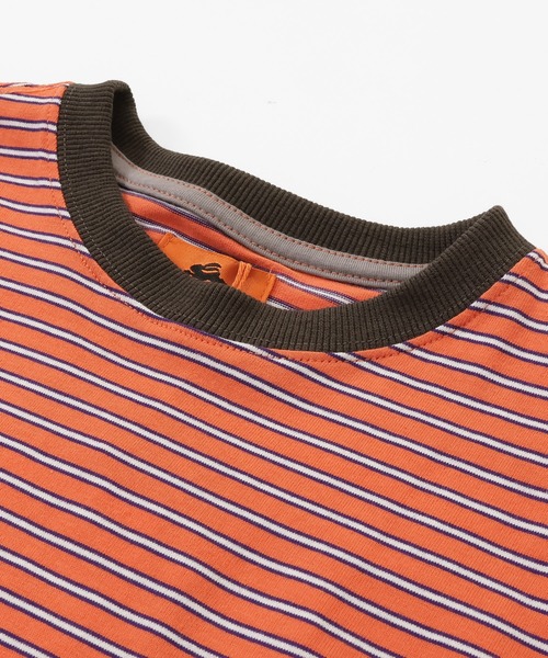 KRIFF MAYER(クリフメイヤー)の「モブレスラーボーダーロンT(Tシャツ/カットソー・メンズ・ブラック/グレー/グリーン/イエロー/オレンジ/サックスブルー・MEDIUM/X-LARGE/LARGE)」の17枚目の写真