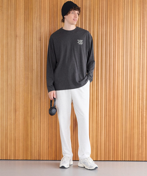 coca(coca)(コカ)の「【WEB限定セール】バックロゴプリントT(Tシャツ/カットソー・メンズ・チャコール/ライトグレー・XL/L/M)」の6枚目の写真