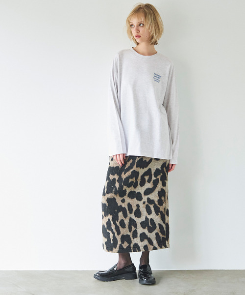 coca(coca)(コカ)の「【WEB限定セール】バックロゴプリントT(Tシャツ/カットソー・メンズ・チャコール/ライトグレー・XL/L/M)」の10枚目の写真