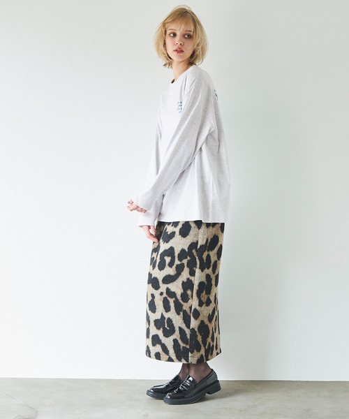coca(coca)(コカ)の「【WEB限定セール】バックロゴプリントT(Tシャツ/カットソー・メンズ・チャコール/ライトグレー・XL/L/M)」の11枚目の写真