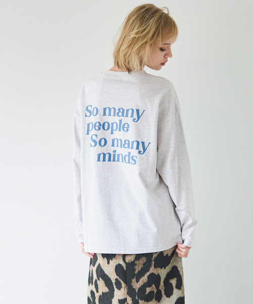 coca(coca)(コカ)の「【WEB限定セール】バックロゴプリントT(Tシャツ/カットソー・メンズ・チャコール/ライトグレー・XL/L/M)」の13枚目の写真