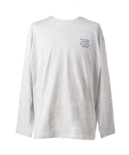 coca(coca)(コカ)の「【WEB限定セール】バックロゴプリントT(Tシャツ/カットソー・メンズ・チャコール/ライトグレー・XL/L/M)」の19枚目の写真