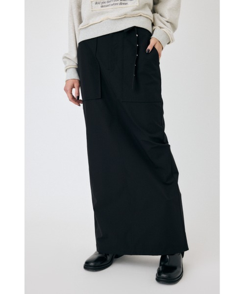 MOUSSY(マウジー)の「STRETCH マキシスカート(スカート・レディース・ブラック/グレー・1/2)」の7枚目の写真