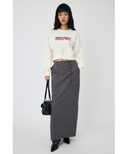 MOUSSY(マウジー)の「STRETCH マキシスカート(スカート・レディース・ブラック/グレー・1/2)」の10枚目の写真