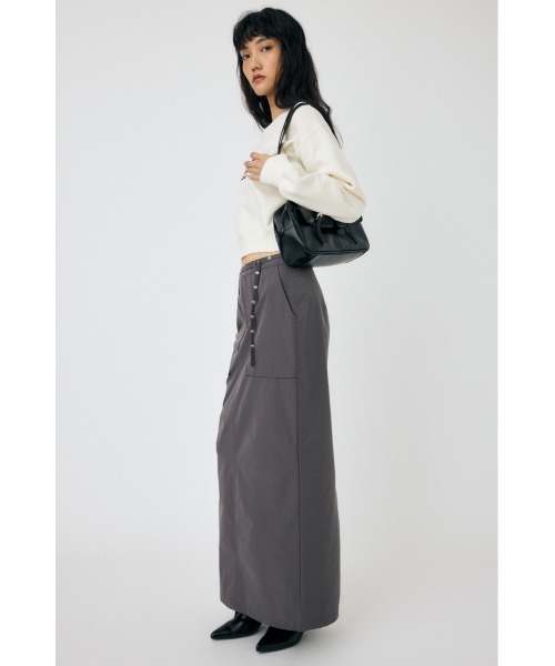 MOUSSY(マウジー)の「STRETCH マキシスカート(スカート・レディース・ブラック/グレー・1/2)」の11枚目の写真