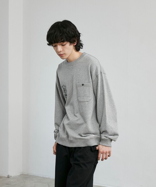 SMITH'S（スミス）の「SMITH’S（スミス）別注プリントポケットスウェット（スウェット・メンズ・グレー/ナチュラル/ダークグリーン・S/M/L/XL）」の16枚目の写真